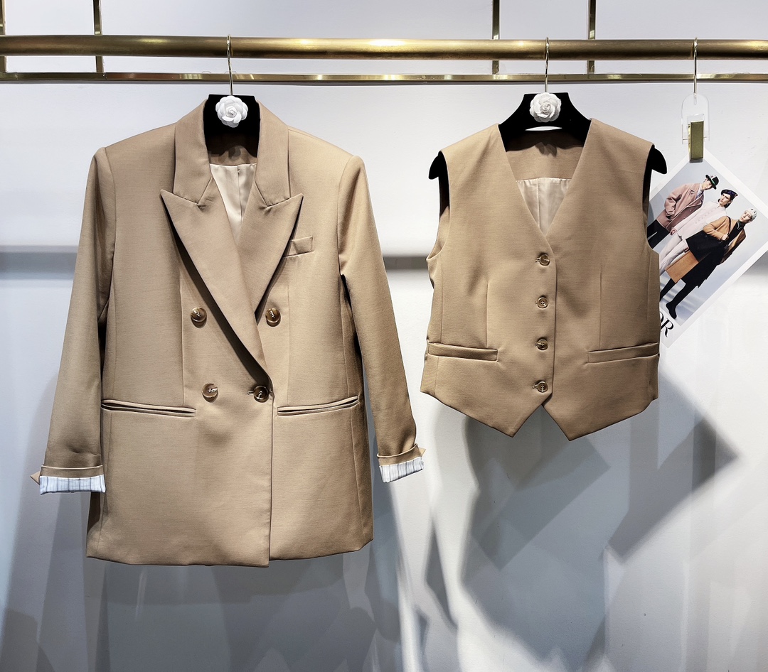 25AW The Row’s Exclusive High-Set Suit with Imported Wool Fabric and Customized Details - 图片 1