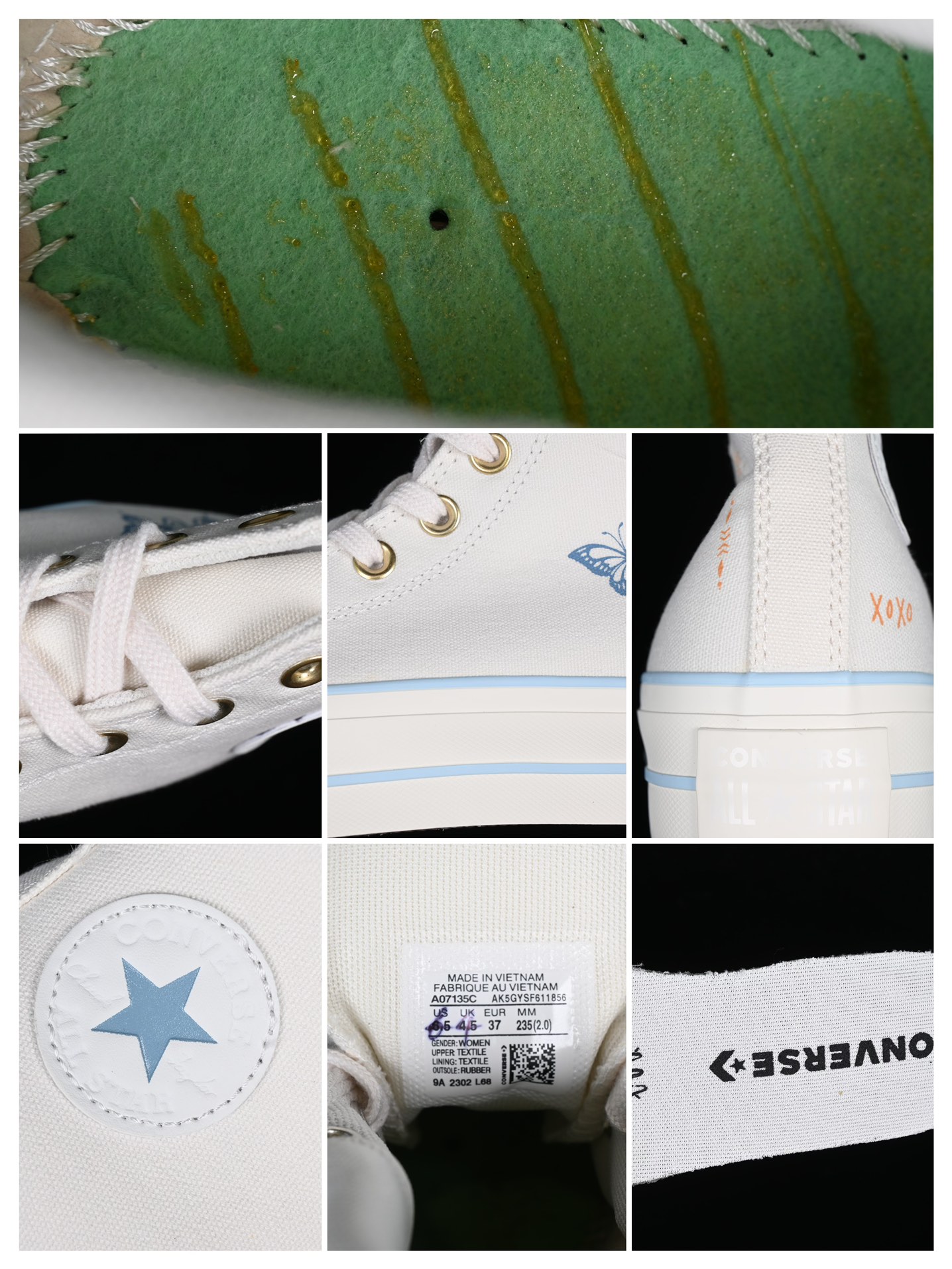 💰160纯原
Converse Chuck Taylor All Star Lift High "Cream White/Black" 匡威蝴蝶主题厚底休闲运动硫化鞋 A07135C
尺码:35 36 36.5 37 37.5 38 39 39.5 40 M.C3