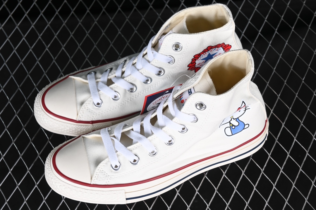 💰150纯原
Converse x 三丽鸥限定联名款 日版匡威高帮休闲板鞋 1SD513
#采用的日版匡威热门鞋型搭配 Hello Kitty
尺码：35 36 36.5 37 37.5 38 39 39.5 40 M.C3