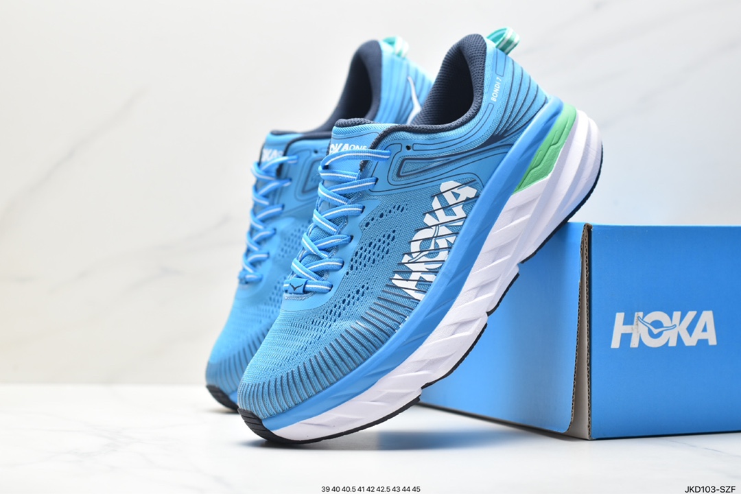 HOKA ONE ONE Bondi 7 Shawn Yue's same functional cushioning running shoes