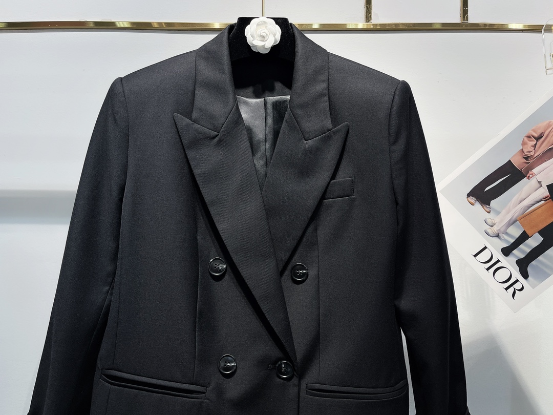 25AW The Row’s Exclusive High-Set Women’s Suit with Imported Wool Fabric - 图片 3