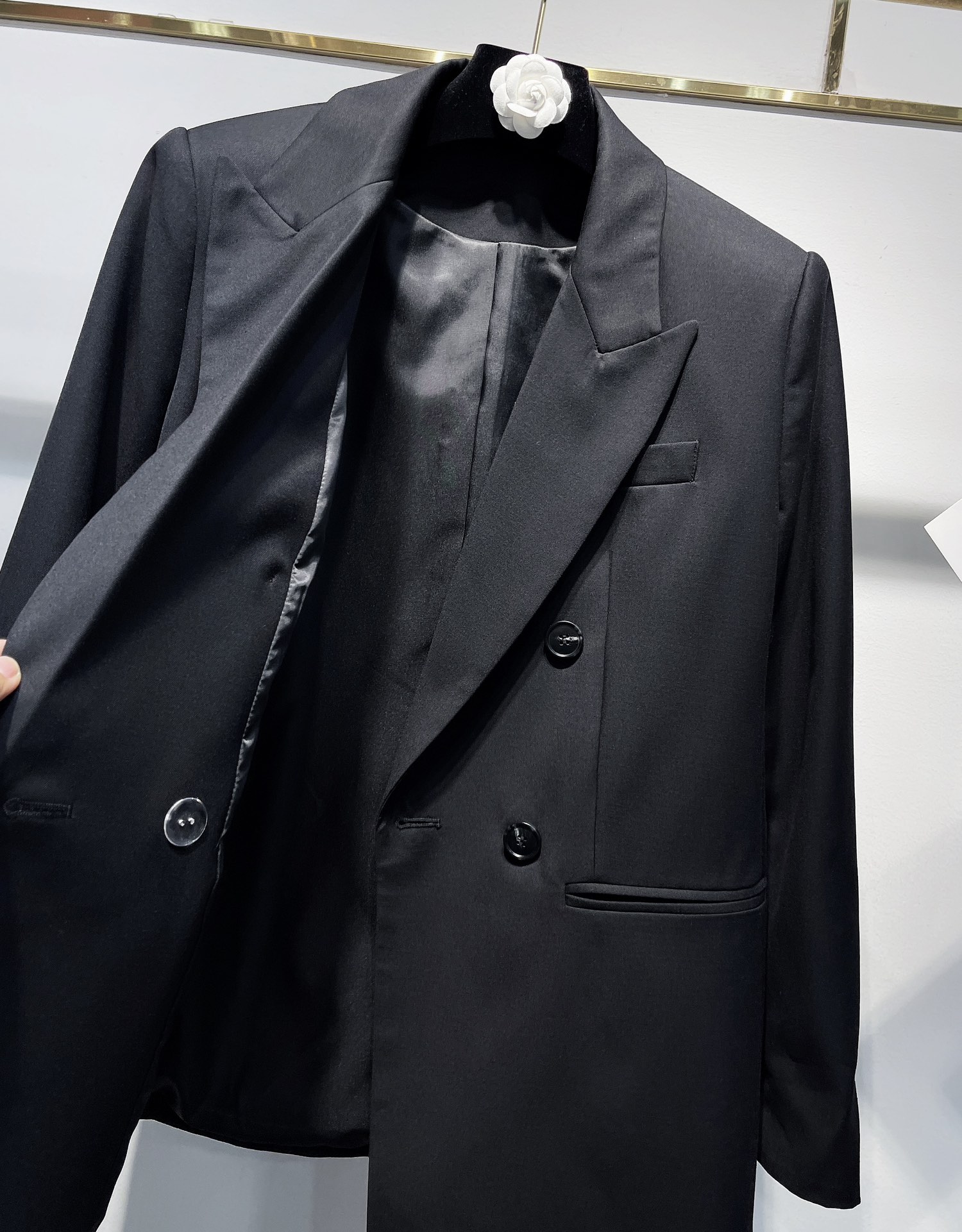25AW The Row’s Exclusive High-Set Women’s Suit with Imported Wool Fabric - 图片 7