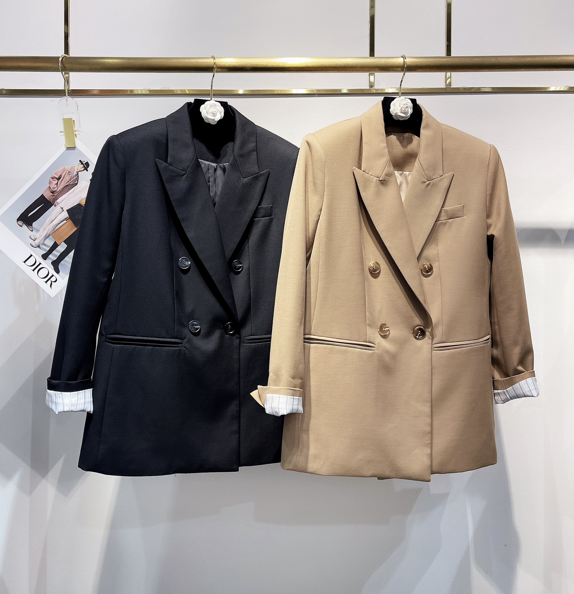 25AW The Row’s Exclusive High-Set Women’s Suit with Imported Wool Fabric - 图片 1