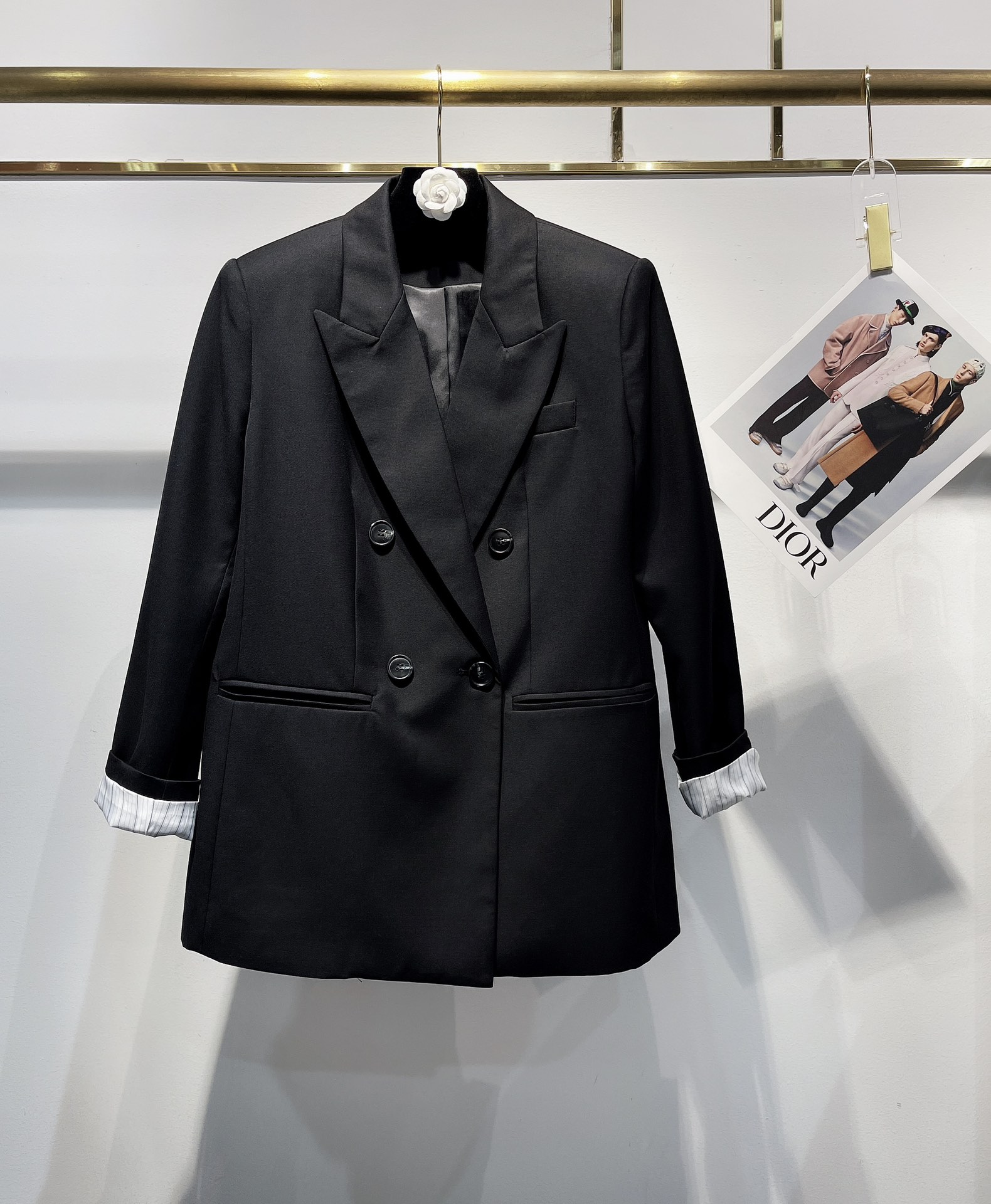 25AW The Row’s Exclusive High-Set Women’s Suit with Imported Wool Fabric - 图片 2