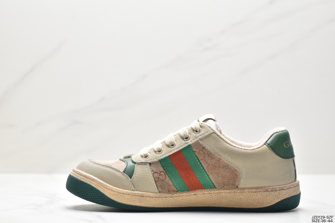 140 古驰Gucci Distressed Screener sneaker 古驰小脏鞋系列