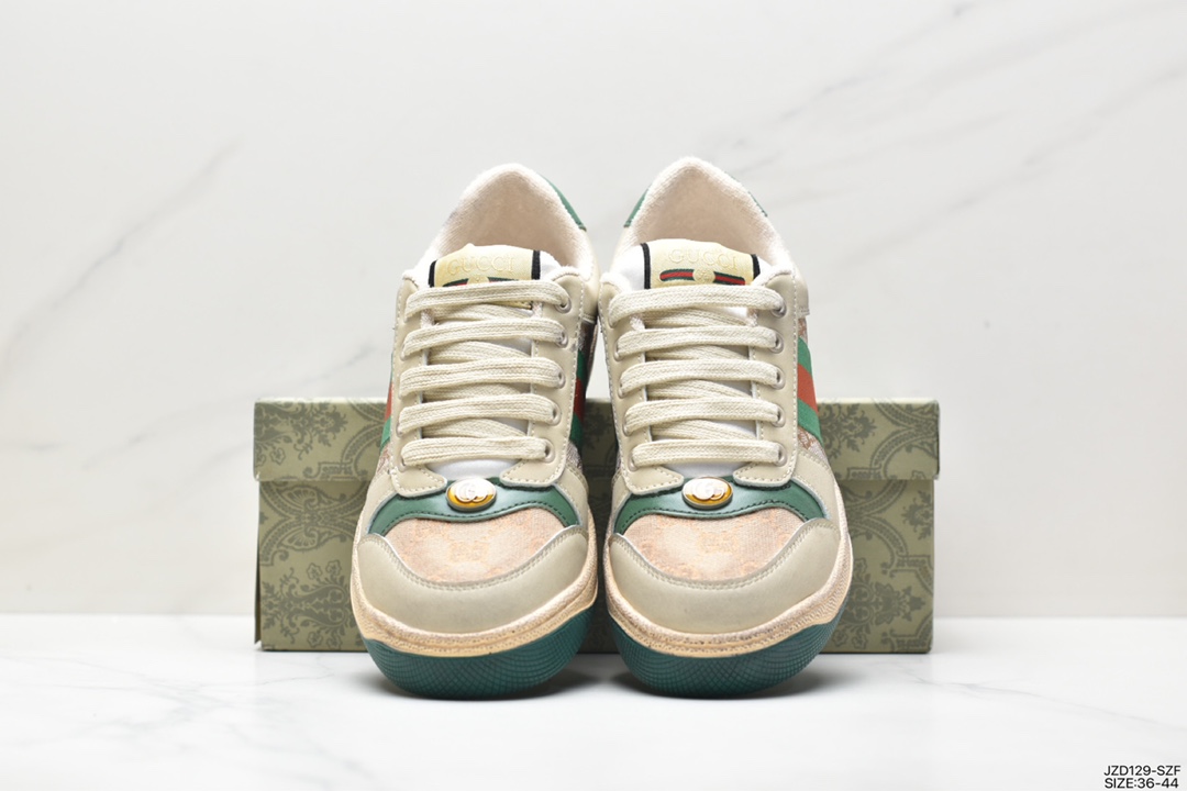 140 古驰Gucci Distressed Screener sneaker 古驰小脏鞋系列