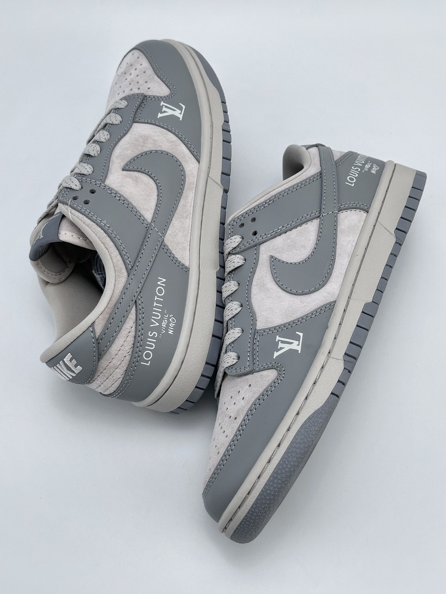 Nike SB Dunk Low x Louis Vuitton Cement Athens Grey FC1688-115