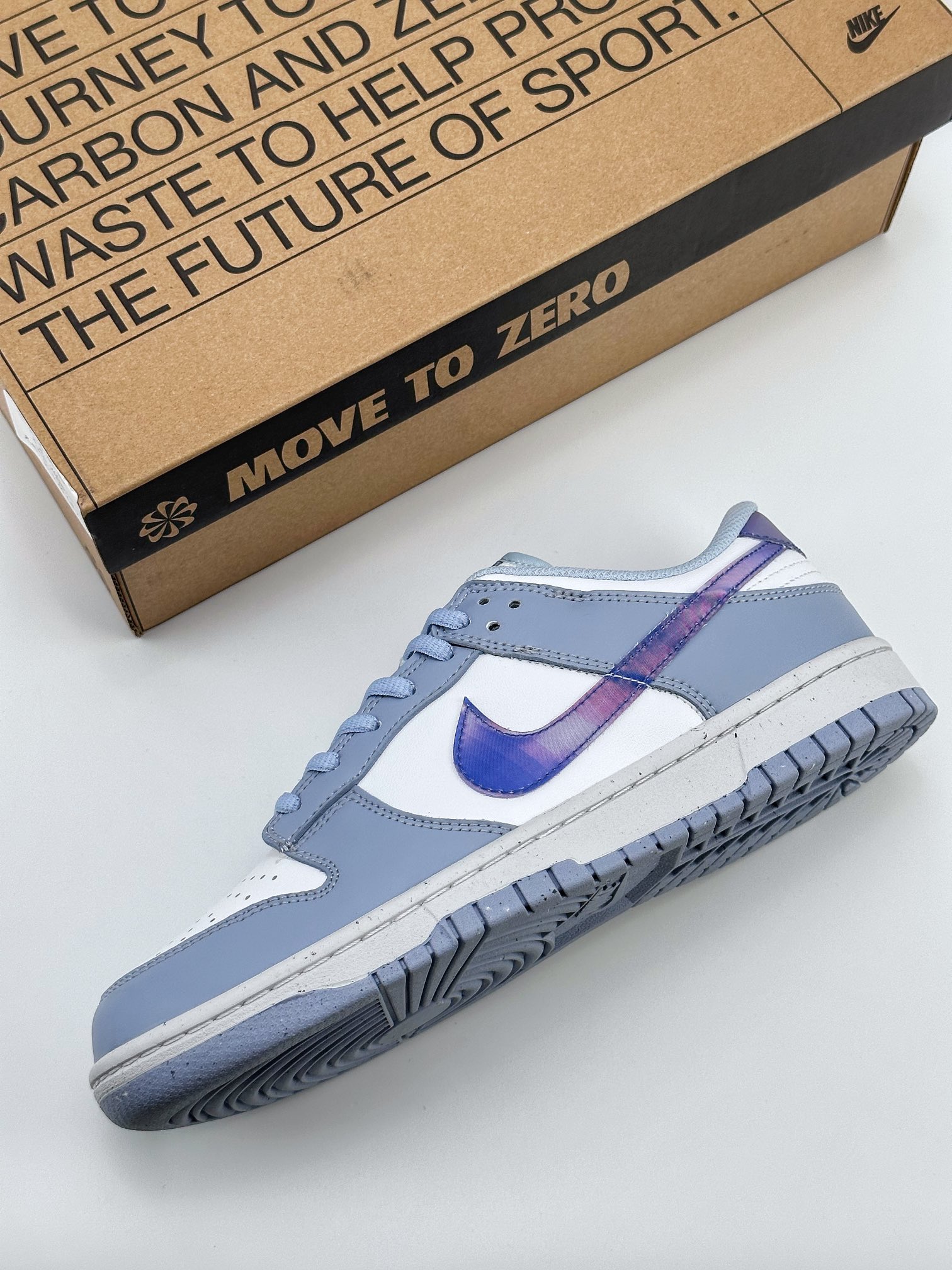 Nike SB Dunk Low Recycled Blue and White FJ4668-400