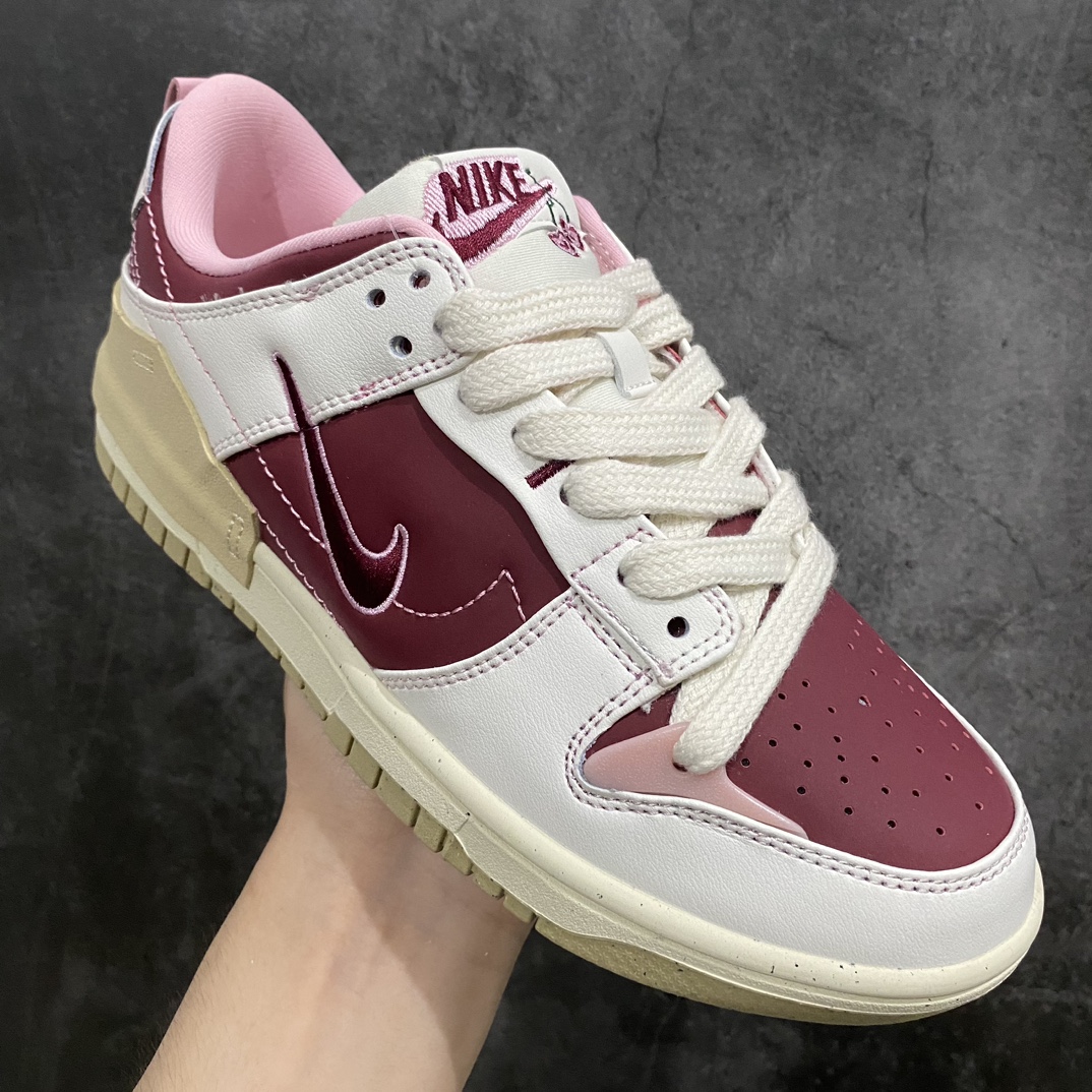 [Pure original L version] NK SB Dunk Low Valentine's Day wine red cherry FD4617-667