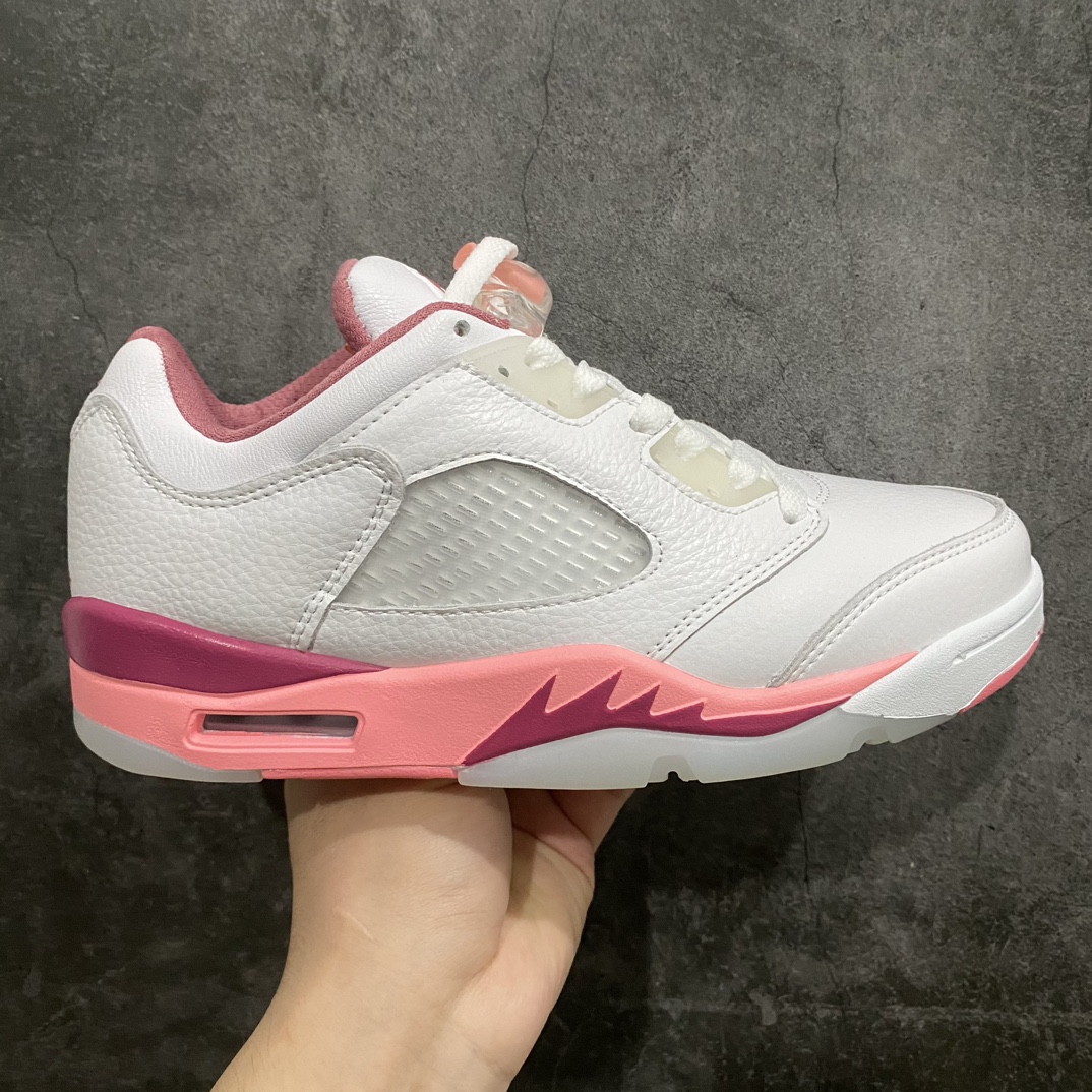 AirJordan5Retro白粉最高工艺复刻原装无色差修正#原楦原纸板开发纯正五代版型#原底真实气垫回