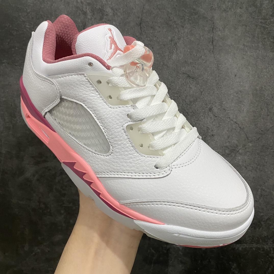 AirJordan5Retro白粉最高工艺复刻原装无色差修正#原楦原纸板开发纯正五代版型#原底真实气垫回