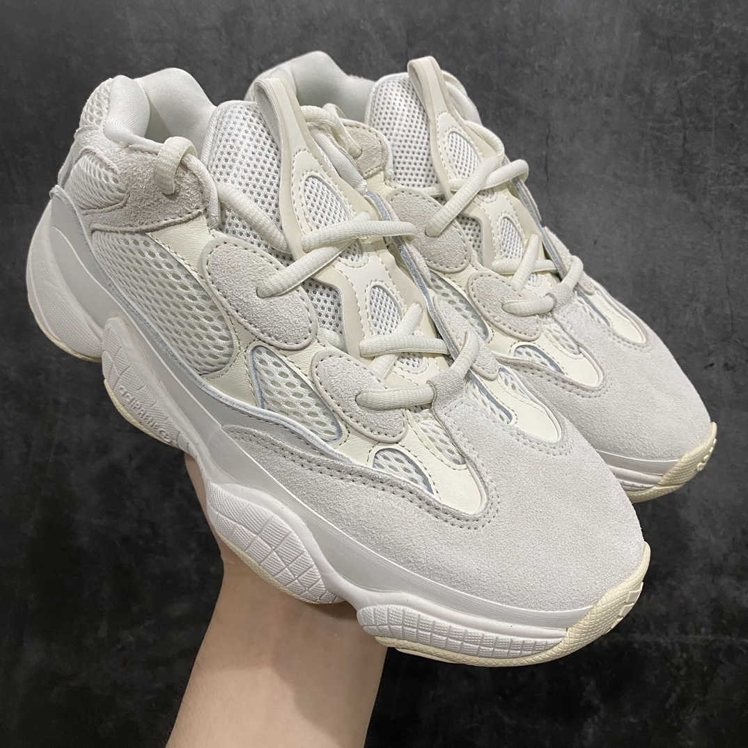 【LW版】 Yeezy 500 White Bone  骨白 FV3573nn顶级制作工艺 细节仅对比原鞋nAD万邦原厂翻毛、甩纹牛皮n内置adiPRENE+减震科技全鞋包括内里 机台针车间距调整与原版一致n原底模具开发 \”adiPRENE\”字样完美呈现nUV紫光下 鞋面、鞋垫反馈效果正确n原标测写 内外标、吊牌芯片卡，遵循原版 鞋盒双层外标n原档案纸板开版 原材料原楦头定型原装大底内置adiPRENE+减震科技 货号：GX3606 尺码：36 36.5 37 38 38.5 39 40 40.5 41 42 42.5 43 44 44.5 45 46 46.5 47 48-莆田鞋批发中心