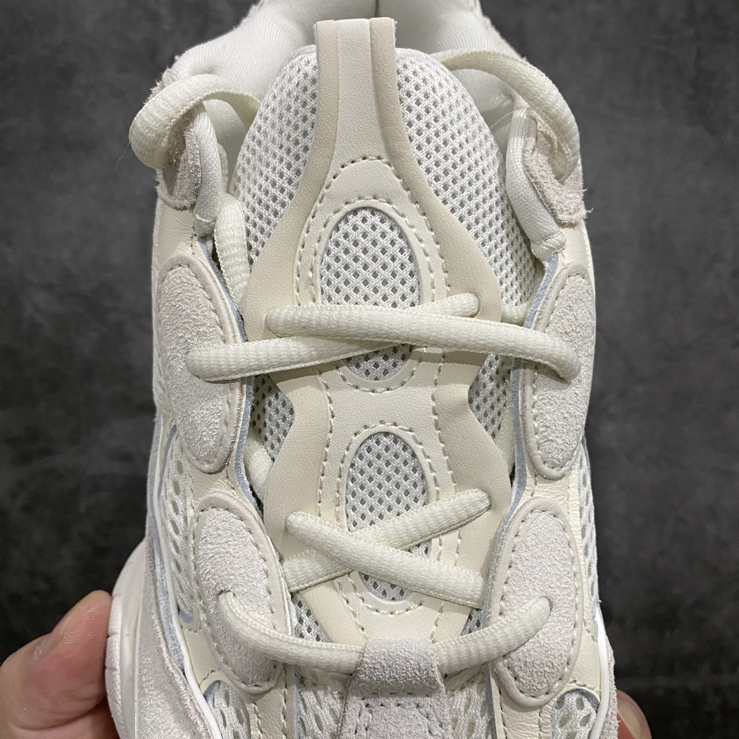 图片[4]-【LW版】 Yeezy 500 White Bone  骨白 FV3573nn顶级制作工艺 细节仅对比原鞋nAD万邦原厂翻毛、甩纹牛皮n内置adiPRENE+减震科技全鞋包括内里 机台针车间距调整与原版一致n原底模具开发 \”adiPRENE\”字样完美呈现nUV紫光下 鞋面、鞋垫反馈效果正确n原标测写 内外标、吊牌芯片卡，遵循原版 鞋盒双层外标n原档案纸板开版 原材料原楦头定型原装大底内置adiPRENE+减震科技 货号：GX3606 尺码：36 36.5 37 38 38.5 39 40 40.5 41 42 42.5 43 44 44.5 45 46 46.5 47 48-莆田鞋批发中心