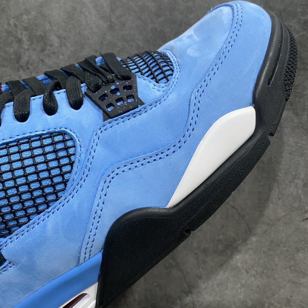 [OG Version] Air Jordan 4 x Travis Scott AJ4 TS Joint Blue Suede 308497-406