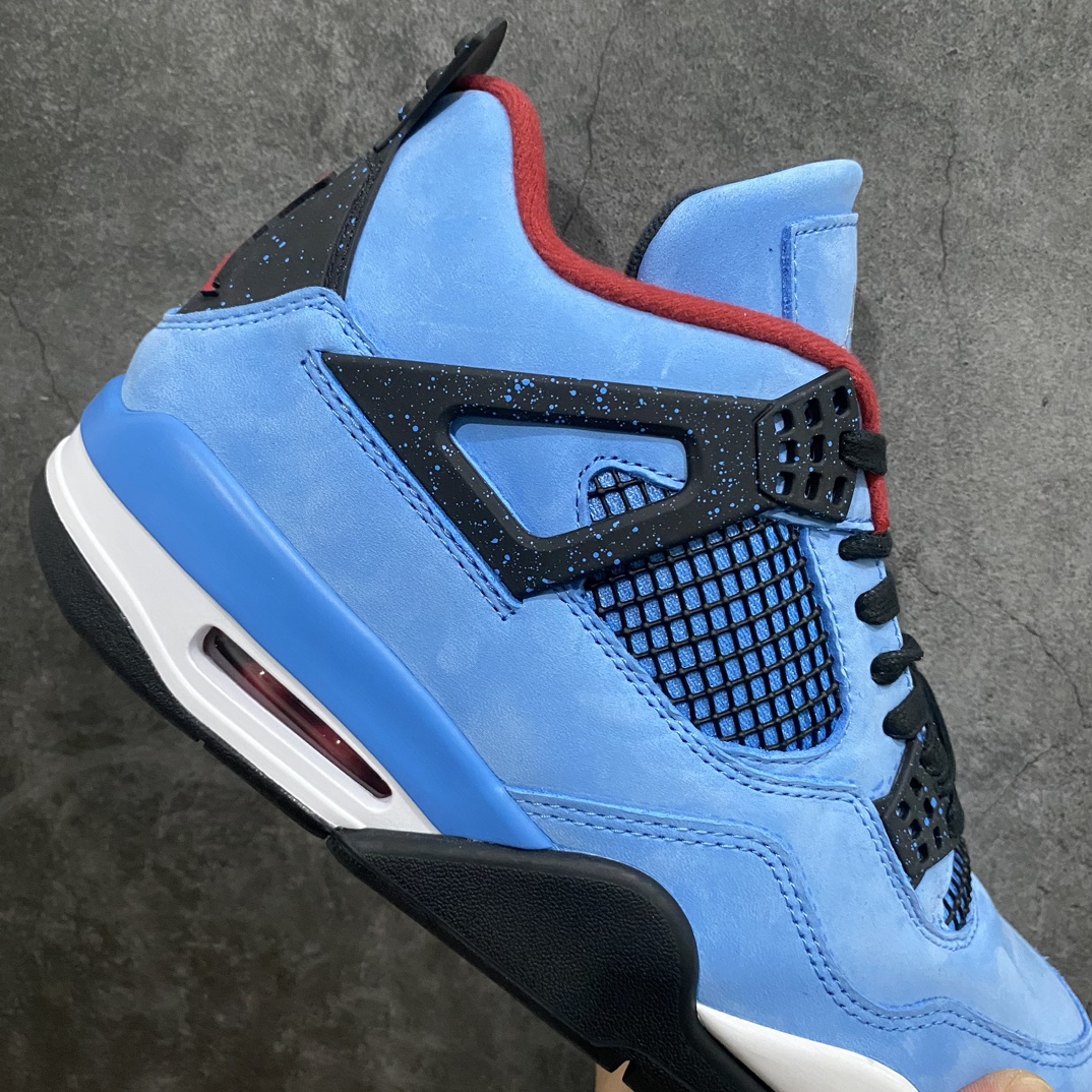 [OG Version] Air Jordan 4 x Travis Scott AJ4 TS Joint Blue Suede 308497-406