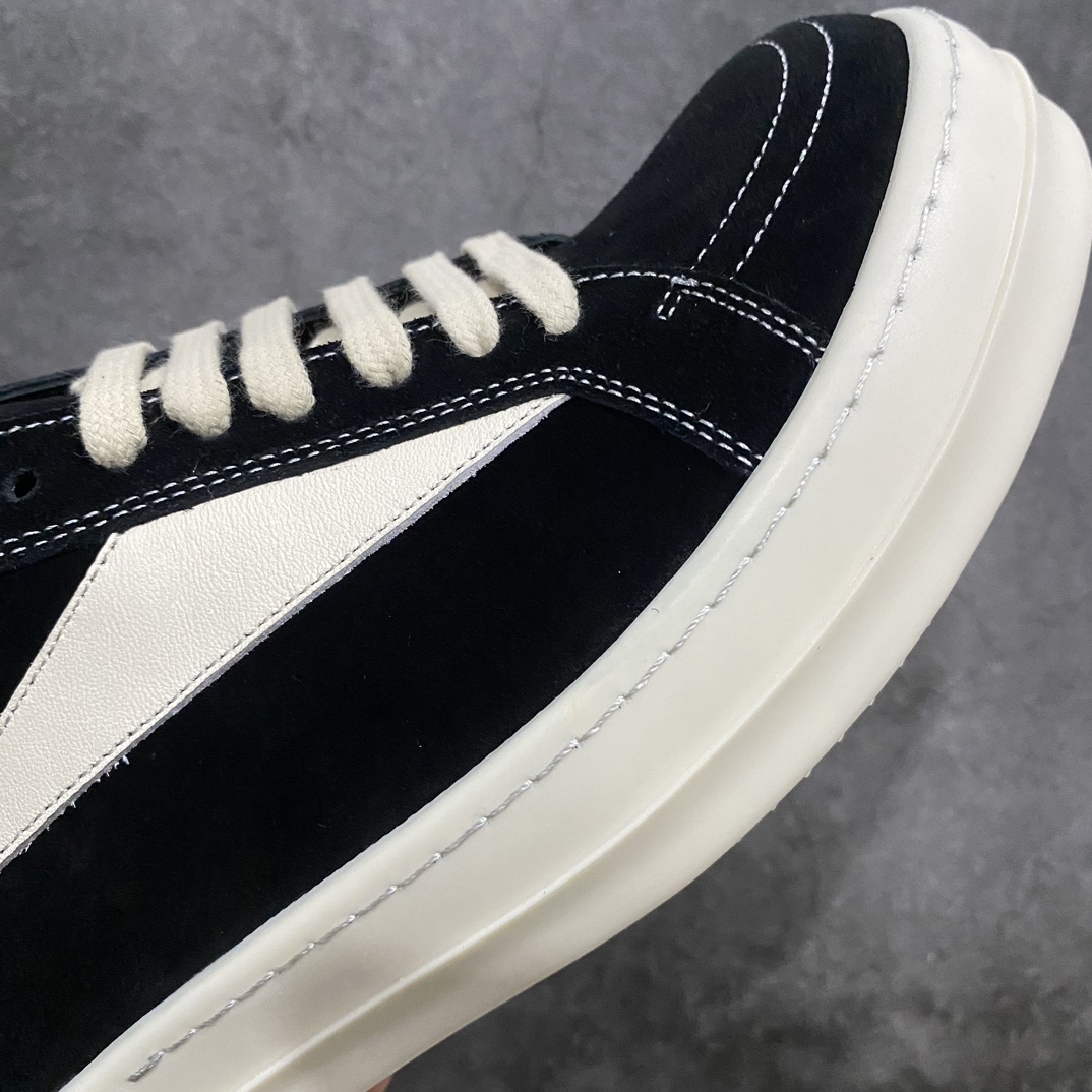 [G version made in Dongguan] RO Rickowens black and white suede