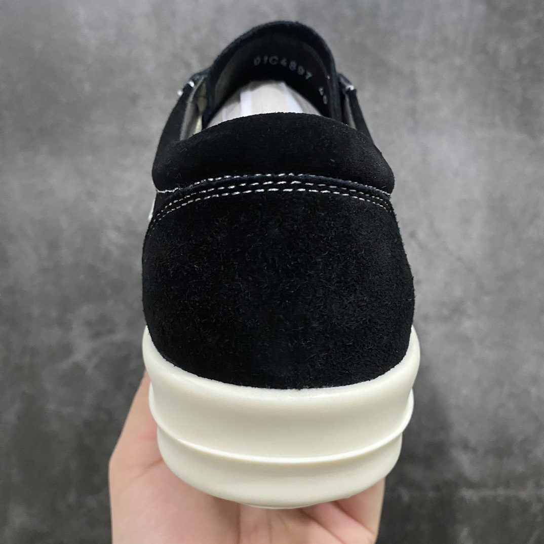 [G version made in Dongguan] RO Rickowens black and white suede