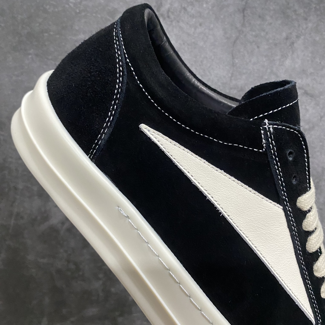 [G version made in Dongguan] RO Rickowens black and white suede