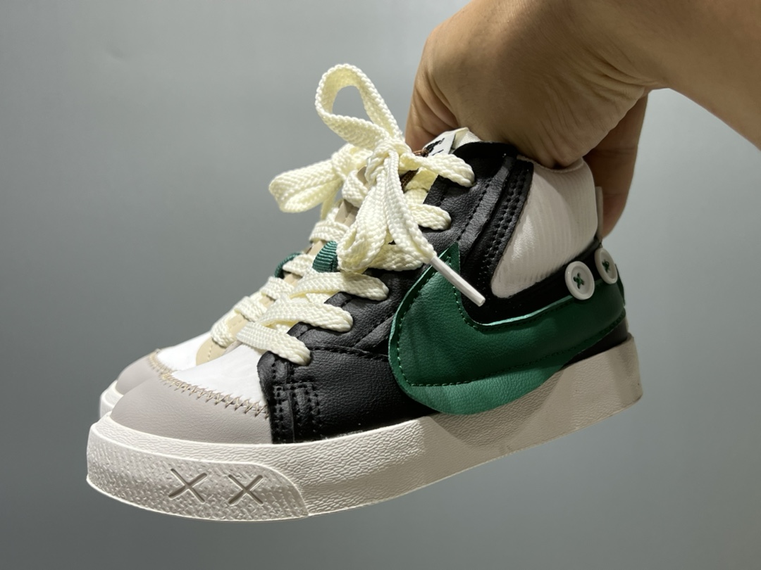 图片[2]-调价 耐克开TUO者大勾侧拉链高帮儿童板鞋 尺码：26-37码 经典开拓者高帮系列🆕 侧开拉链设计，穿脱超级方便✌🏻 耐磨防滑大底，脚感超舒适☁️-选品中心