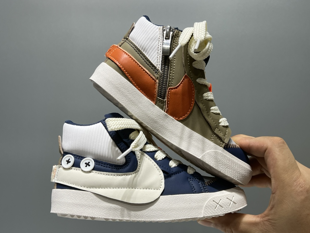 图片[9]-调价 耐克开TUO者大勾侧拉链高帮儿童板鞋 尺码：26-37码 经典开拓者高帮系列🆕 侧开拉链设计，穿脱超级方便✌🏻 耐磨防滑大底，脚感超舒适☁️-选品中心