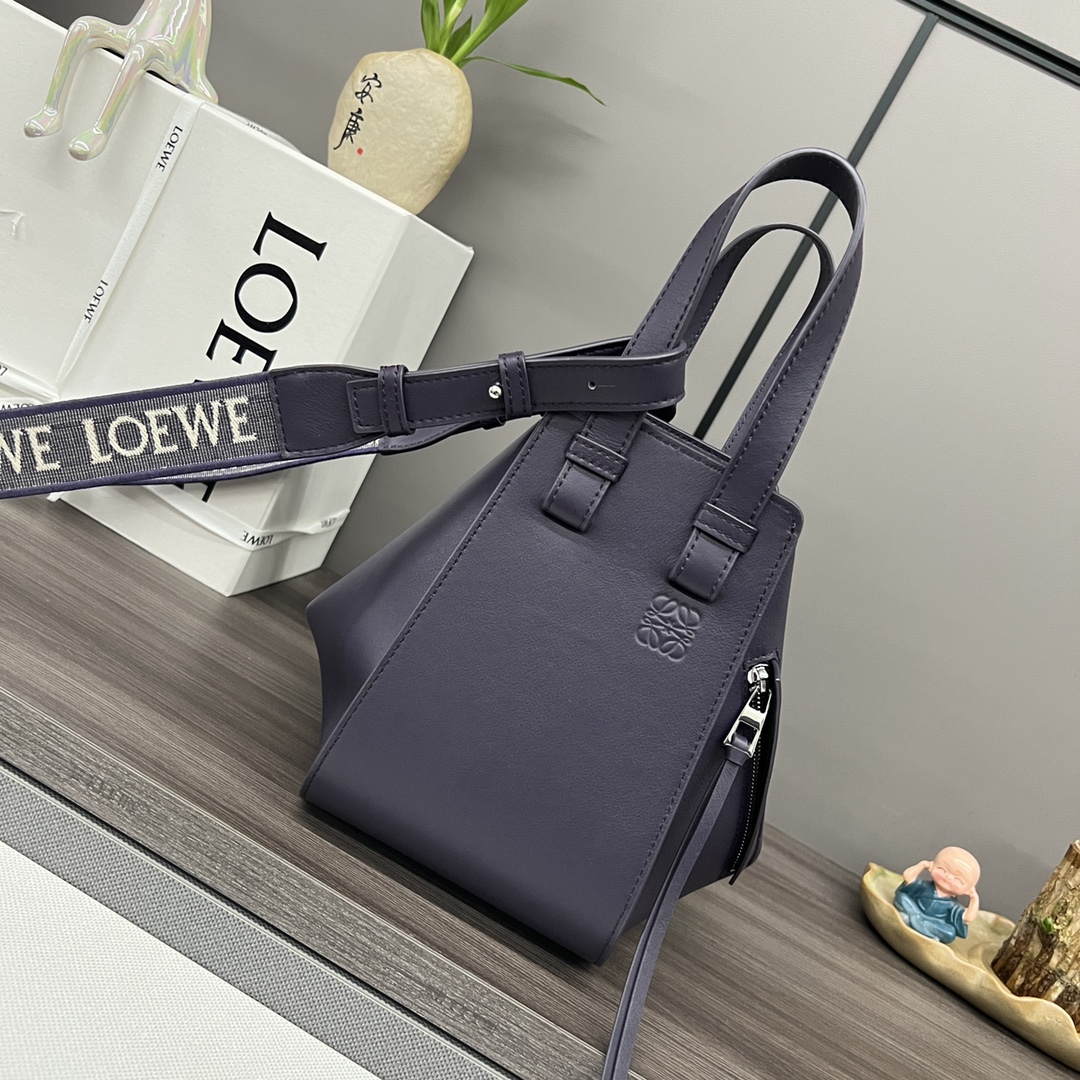 Loewe Hammock Bags Handbags Canvas Cotton Cowhide