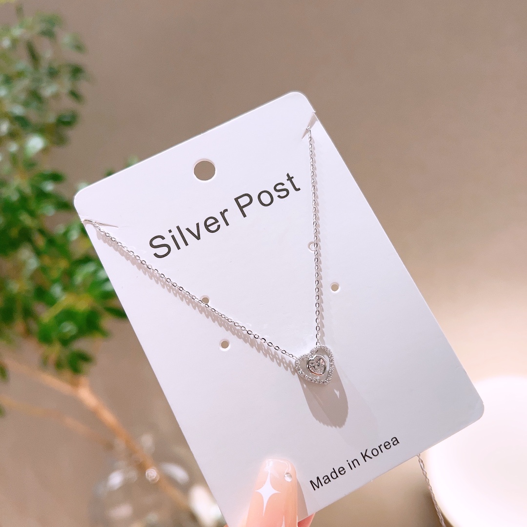 幻想的純銀ネックレスシルバー ウェディングギフト