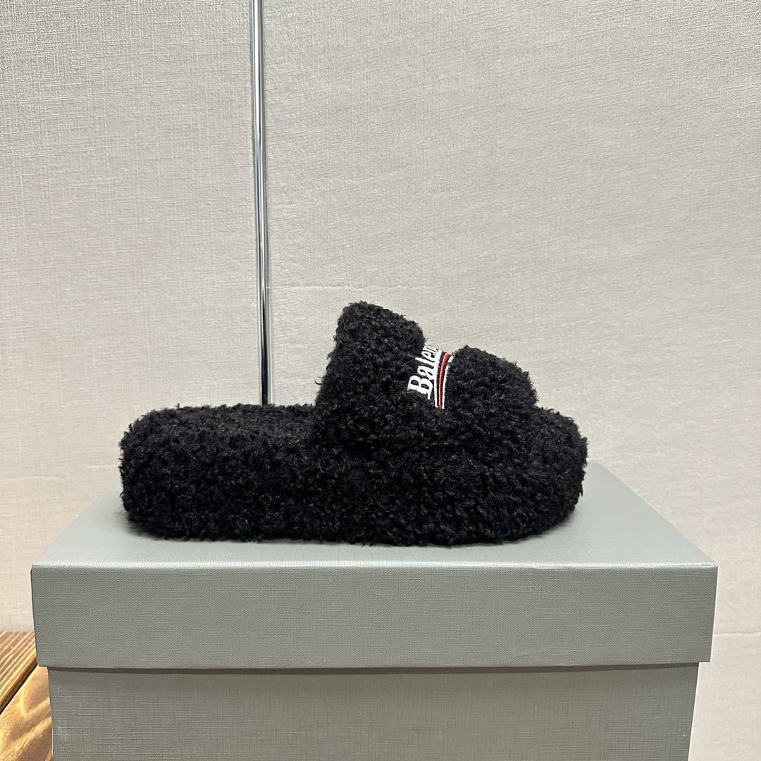 NO:442643,Sole 5cm thick, fur shoes19860909底厚5cm,毛毛鞋,Women's Shoes