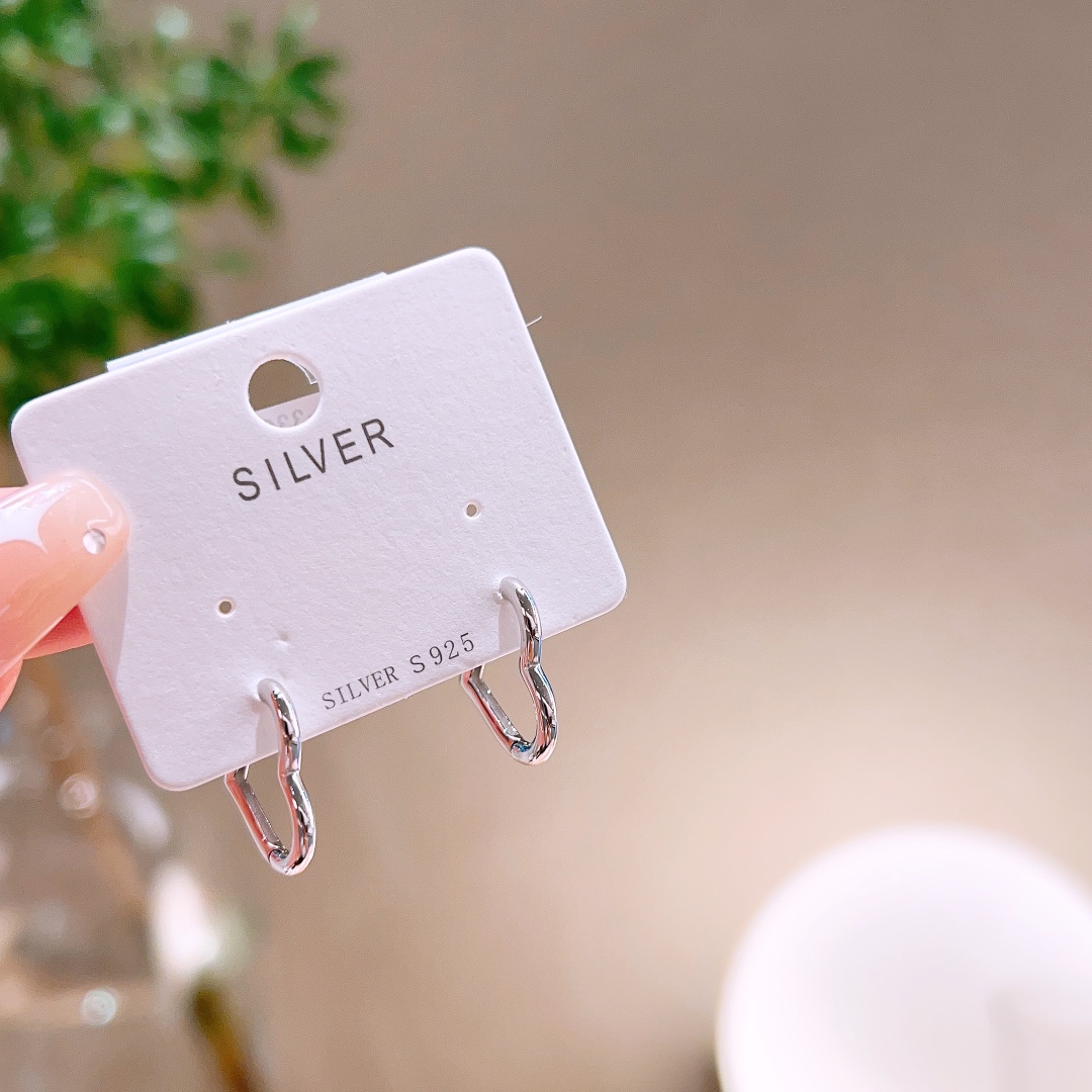 925 Silver Ear Cuffs Unique Confession Gold