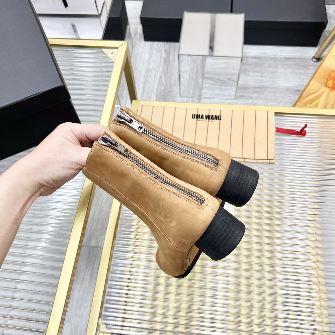 UMA WANG Classic Ballet Boots: Comfortable, Strong, Italian Craftsmanship, Sizes 35-39 - 图片 6