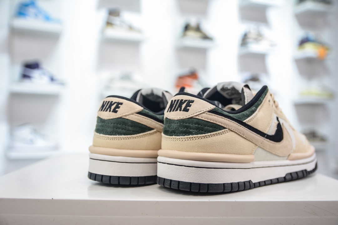 纯原 NK Dunk Low 高端定制款 牛仔布米白绿 DZ2794-466