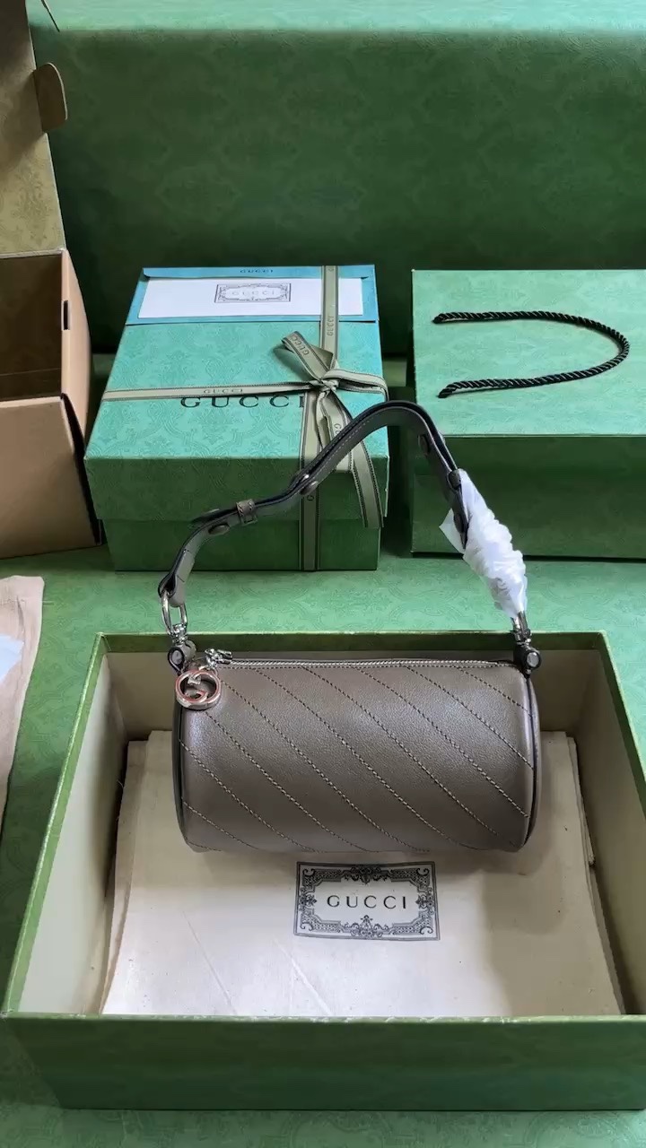 Gucci Blondie Crossbody & Shoulder Bags Grey Mini