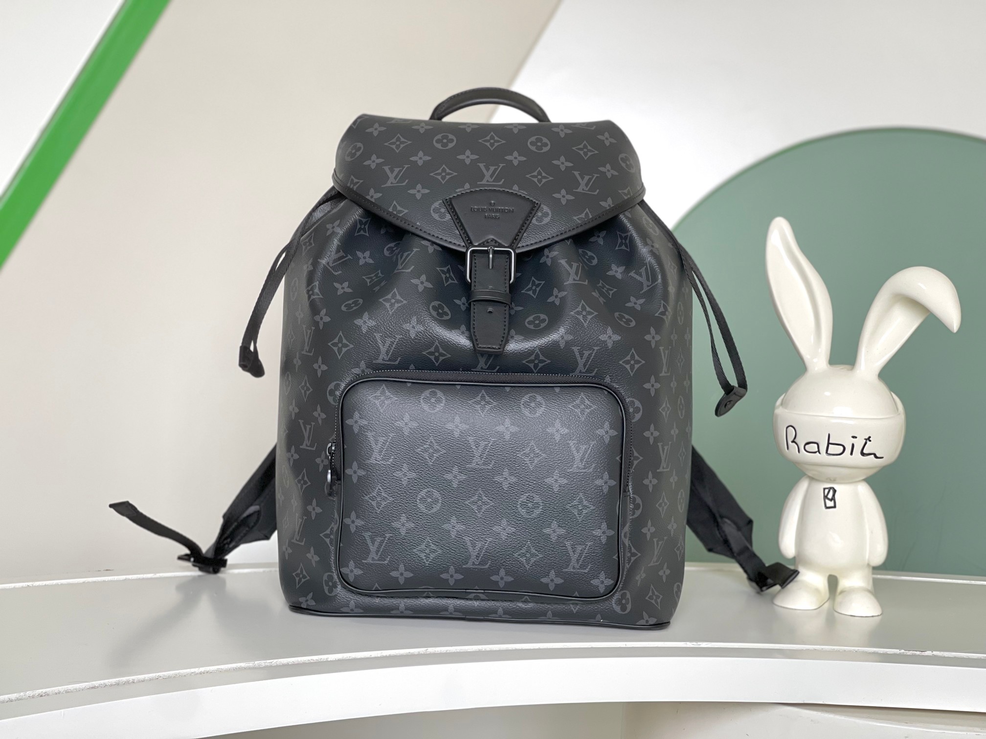 This Montsouris backpack is crafted from Monogram Eclipse canvas with - Bag