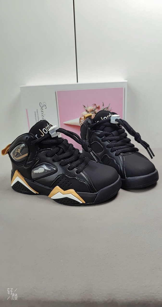 图片[2]-，7 真气垫[强][强][强]儿童篮球鞋春秋款小宝宝高级黑黄金高帮运动鞋男童软底潮鞋[庆祝][庆祝][庆祝]号码26-35-选品中心