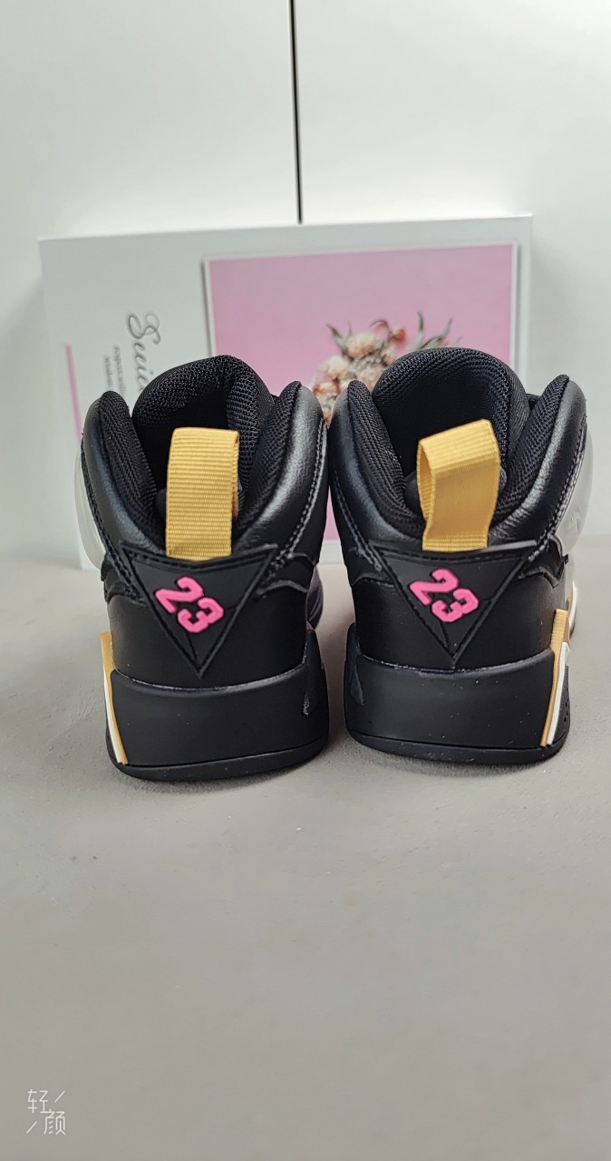 图片[5]-，7 真气垫[强][强][强]儿童篮球鞋春秋款小宝宝高级黑黄金高帮运动鞋男童软底潮鞋[庆祝][庆祝][庆祝]号码26-35-选品中心