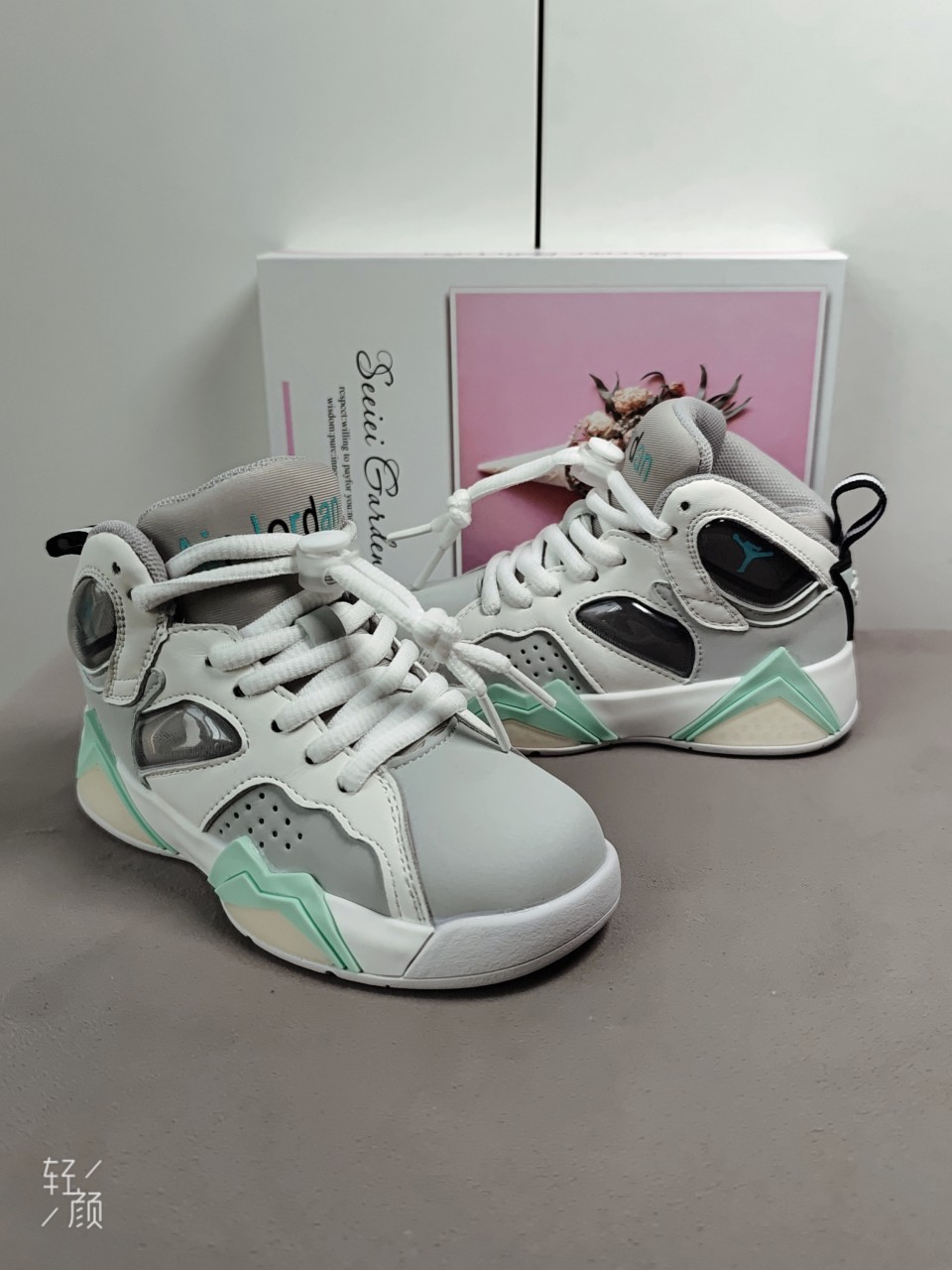 图片[4]-乔7 真气垫[强][强][强]儿童篮球鞋春秋款小宝宝高级水泥灰高帮运动鞋男童软底潮鞋[庆祝][庆祝][庆祝]号码26-35-选品中心