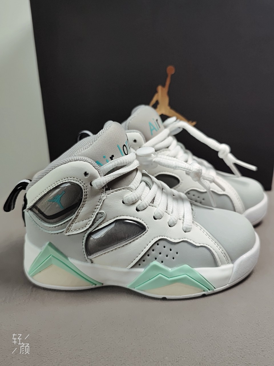 图片[7]-乔7 真气垫[强][强][强]儿童篮球鞋春秋款小宝宝高级水泥灰高帮运动鞋男童软底潮鞋[庆祝][庆祝][庆祝]号码26-35-选品中心