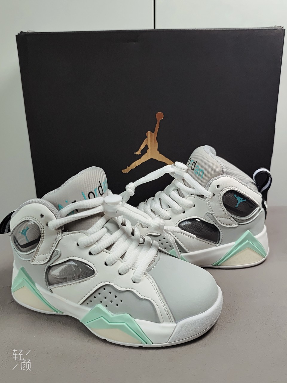 图片[9]-乔7 真气垫[强][强][强]儿童篮球鞋春秋款小宝宝高级水泥灰高帮运动鞋男童软底潮鞋[庆祝][庆祝][庆祝]号码26-35-选品中心