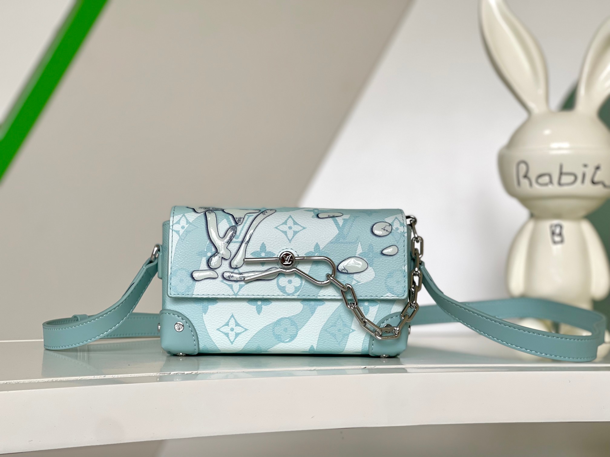 Louis Vuitton Steamer Mini Handbag Monogram Aquagarden Canvas Crossbody 2 a1692980161314 8725