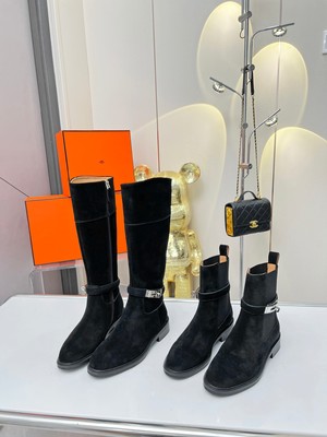 Hermes Buy Boots Cowhide Fall/Winter Collection