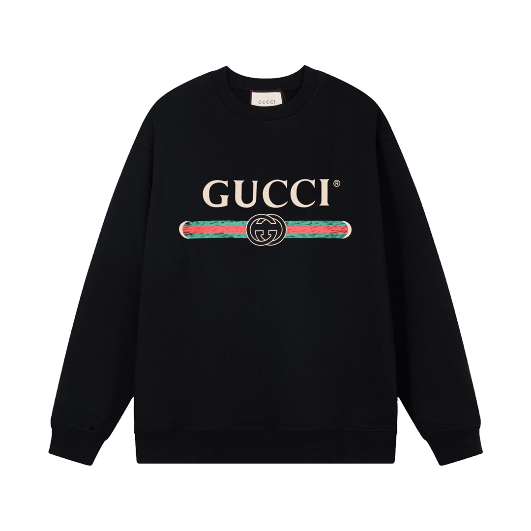 Gucci Odzież Bluzy Kolor moreli Czarny Unisex Kolekcja wiosenno-letnia Fashion