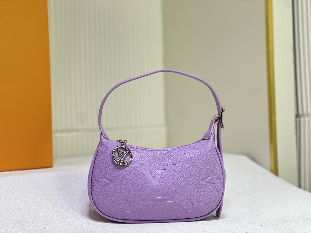 Louis Vuitton Bags Handbags Black Green Light Purple Red White Empreinte​ LV Circle Mini M82519