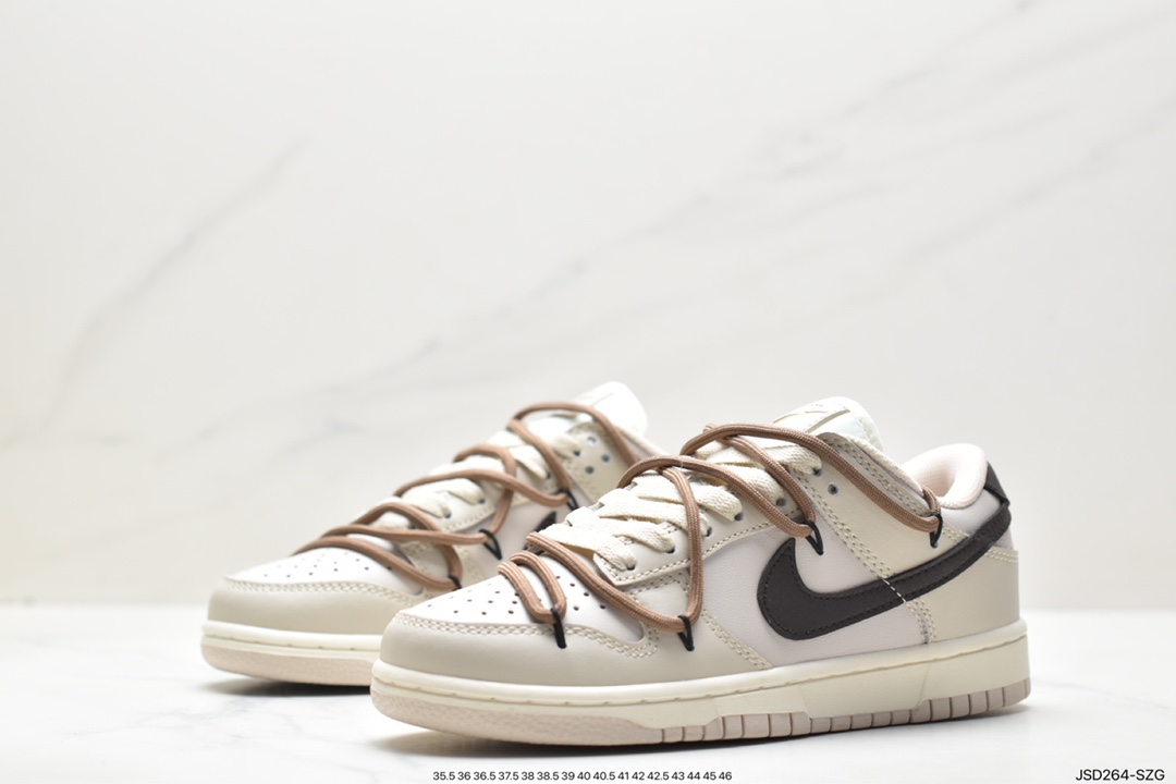 NK SB Dunk Low”Green/Beige“绑绳解构风板鞋 DX5930-001