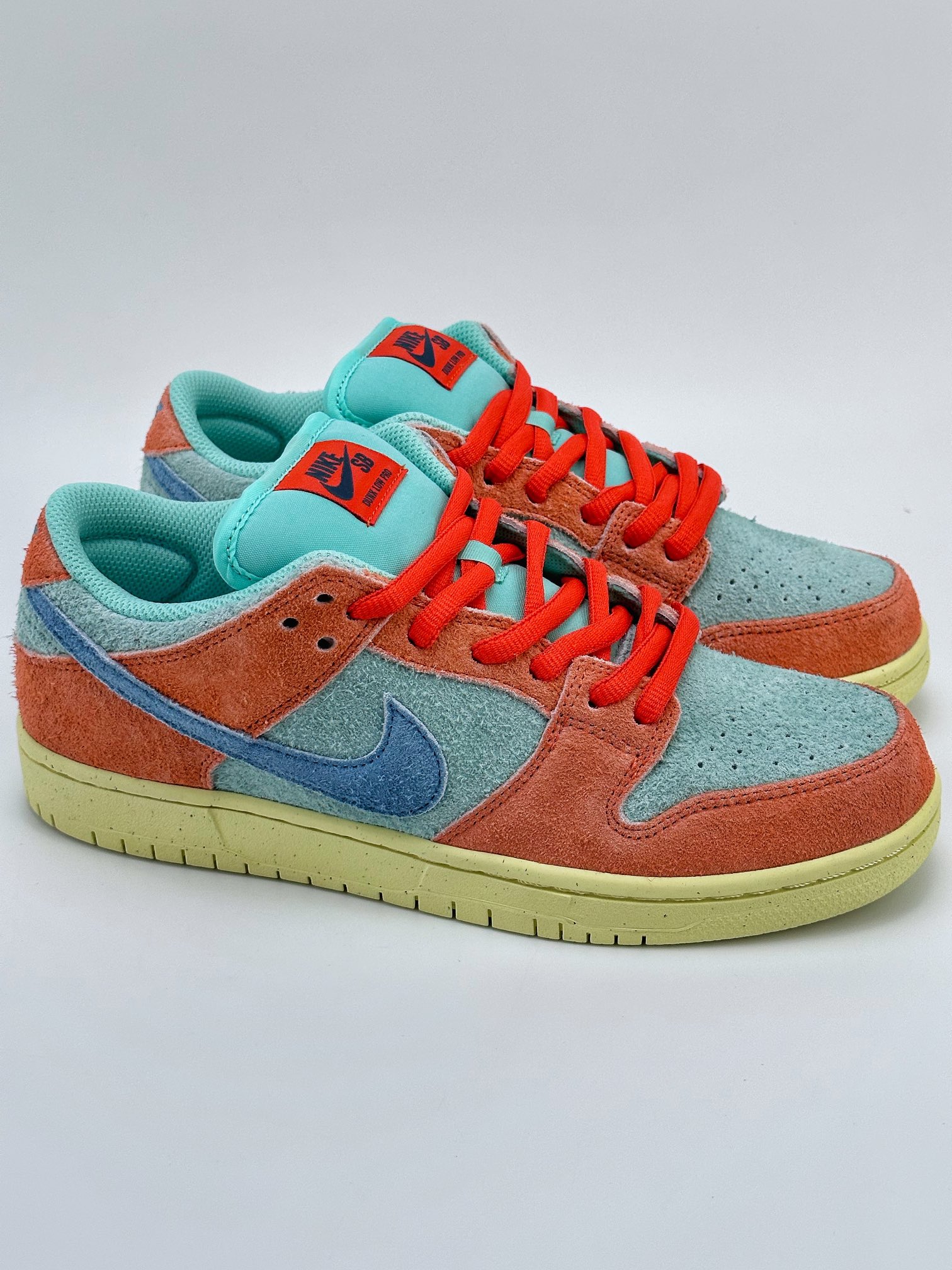 Nike SB Dunk Low Noise Aqua Orange Blue DV5429-800