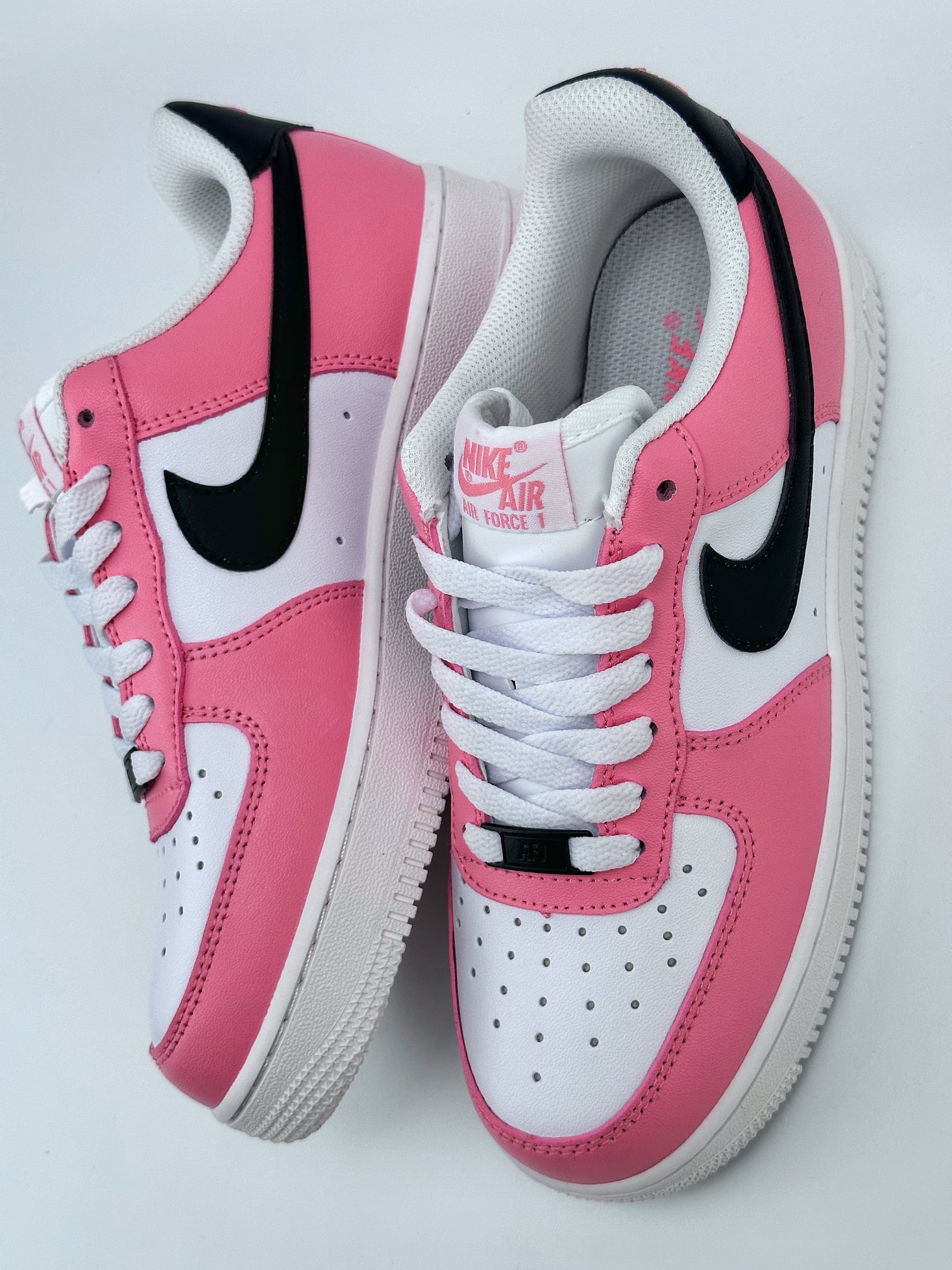 Nike Air Force 1 Low 07 White Black Macho Pink FQ6850-621