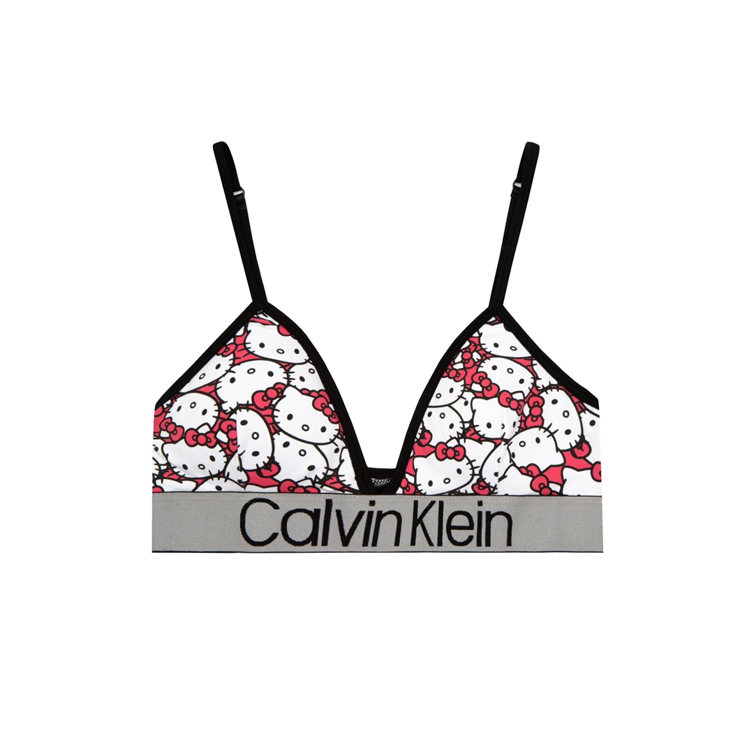“Yous ys08 Calvin KleinCK Vest Underwear Set: Hello Kitty Print, Triple Cup Sports Kit” - 图片 3