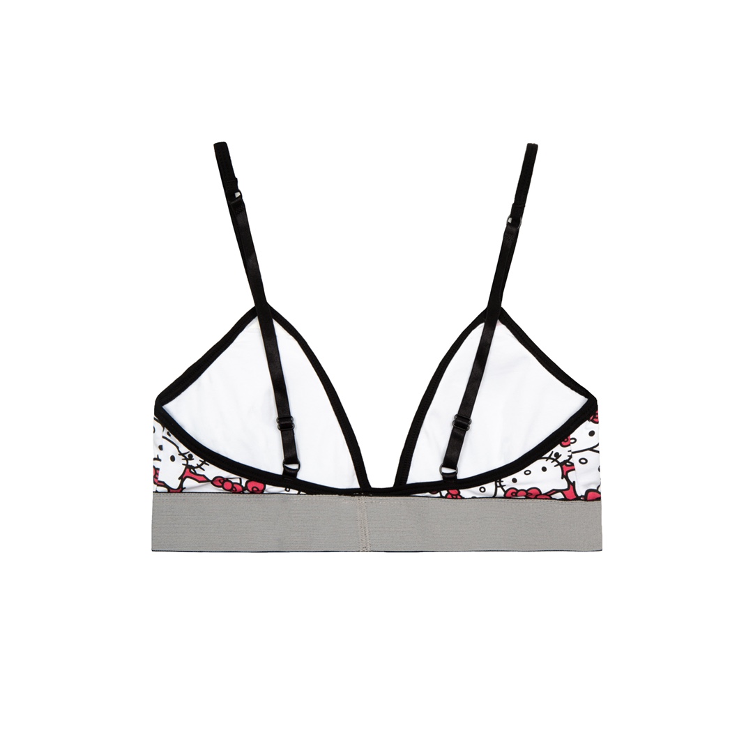 “Yous ys08 Calvin KleinCK Vest Underwear Set: Hello Kitty Print, Triple Cup Sports Kit” - 图片 4
