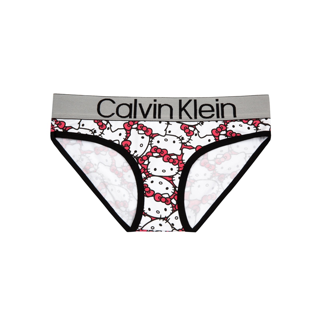 “Yous ys08 Calvin KleinCK Vest Underwear Set: Hello Kitty Print, Triple Cup Sports Kit” - 图片 5