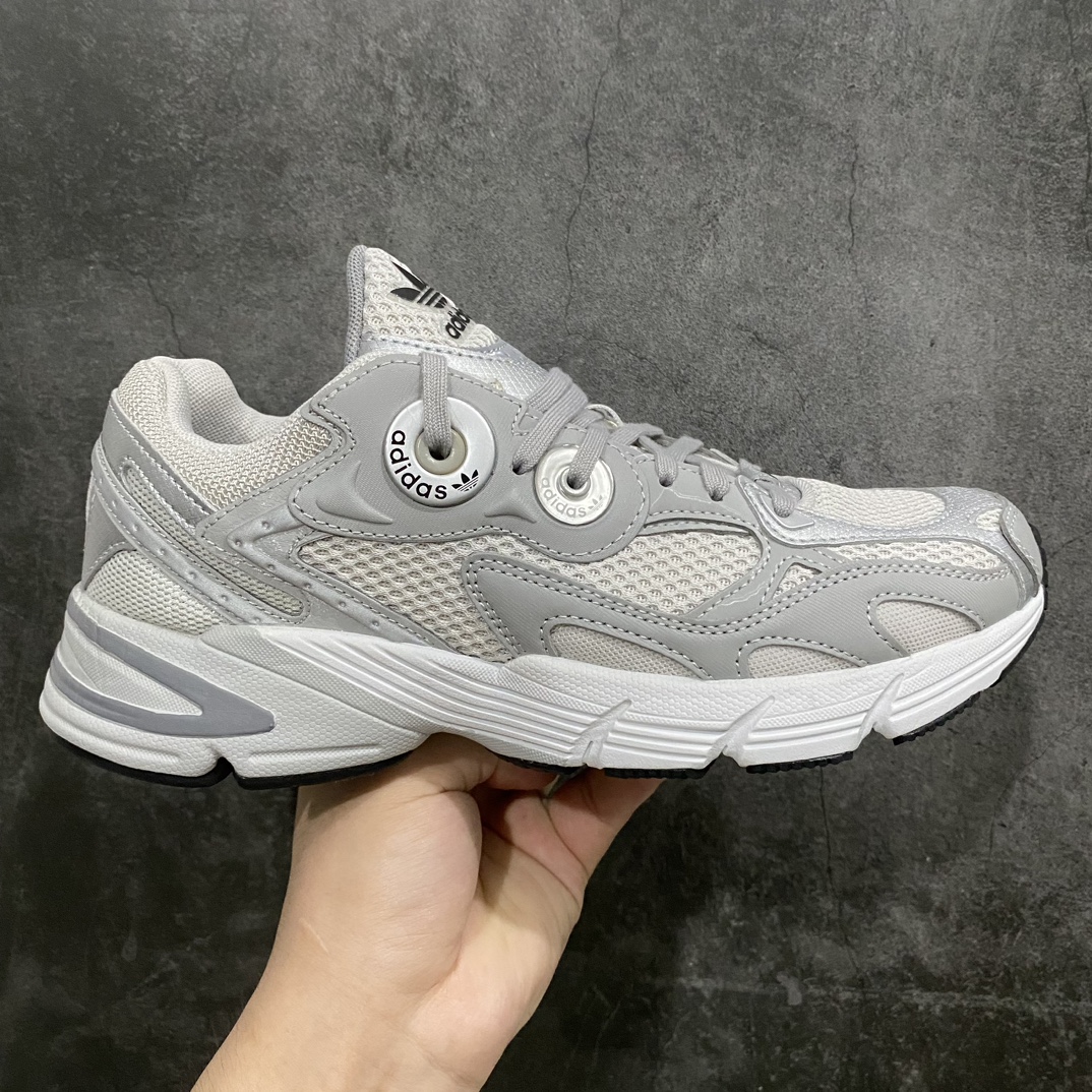 [Pure original] AD Original Astir wear-resistant retro sports casual shoes gray silver GZ3569