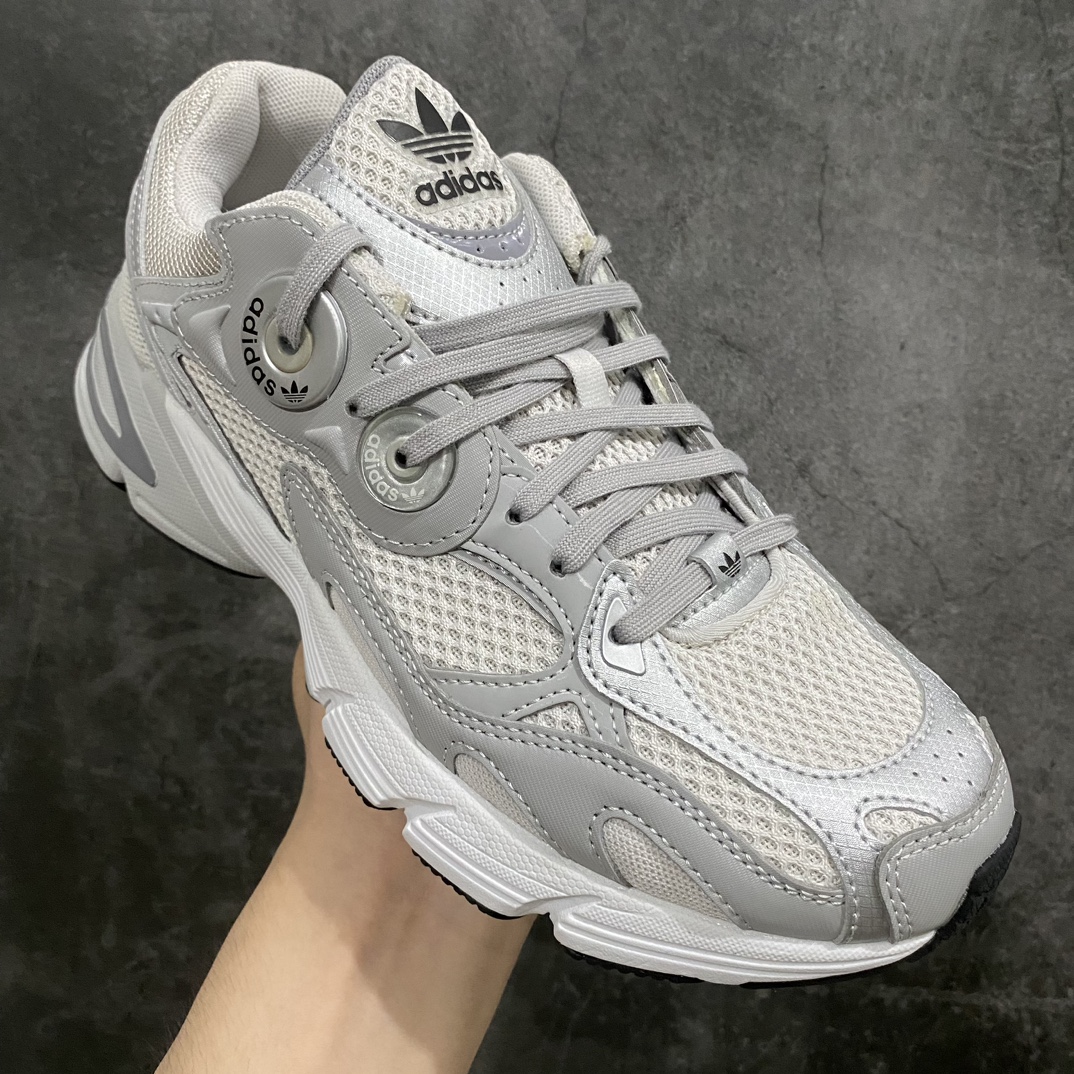 [Pure original] AD Original Astir wear-resistant retro sports casual shoes gray silver GZ3569