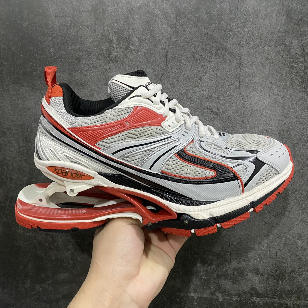 【i8纯原】Balenciaga X-Pander 巴黎世家6.0复古弹簧鞋 不含皮革网布和尼龙运动鞋磨损效果悬浮鞋跟设计 40毫米足弓 背面尺码刺绣 正面运动风格B.字母标识 外侧X-Pander徽标 鞋舌有Balenciaga橡胶徽标原装大盒从里到外一切百分百还原官方配置 顶级专供碾压一切版本 尺码：35 36 37 38 39 40 41 42 43 44 45 46-莆田鞋批发中心